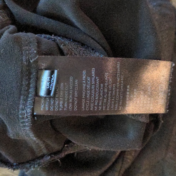 Free People Faux Suede Black Pants Leggings Size Medium Vegan Jegging - Picture 5 of 9